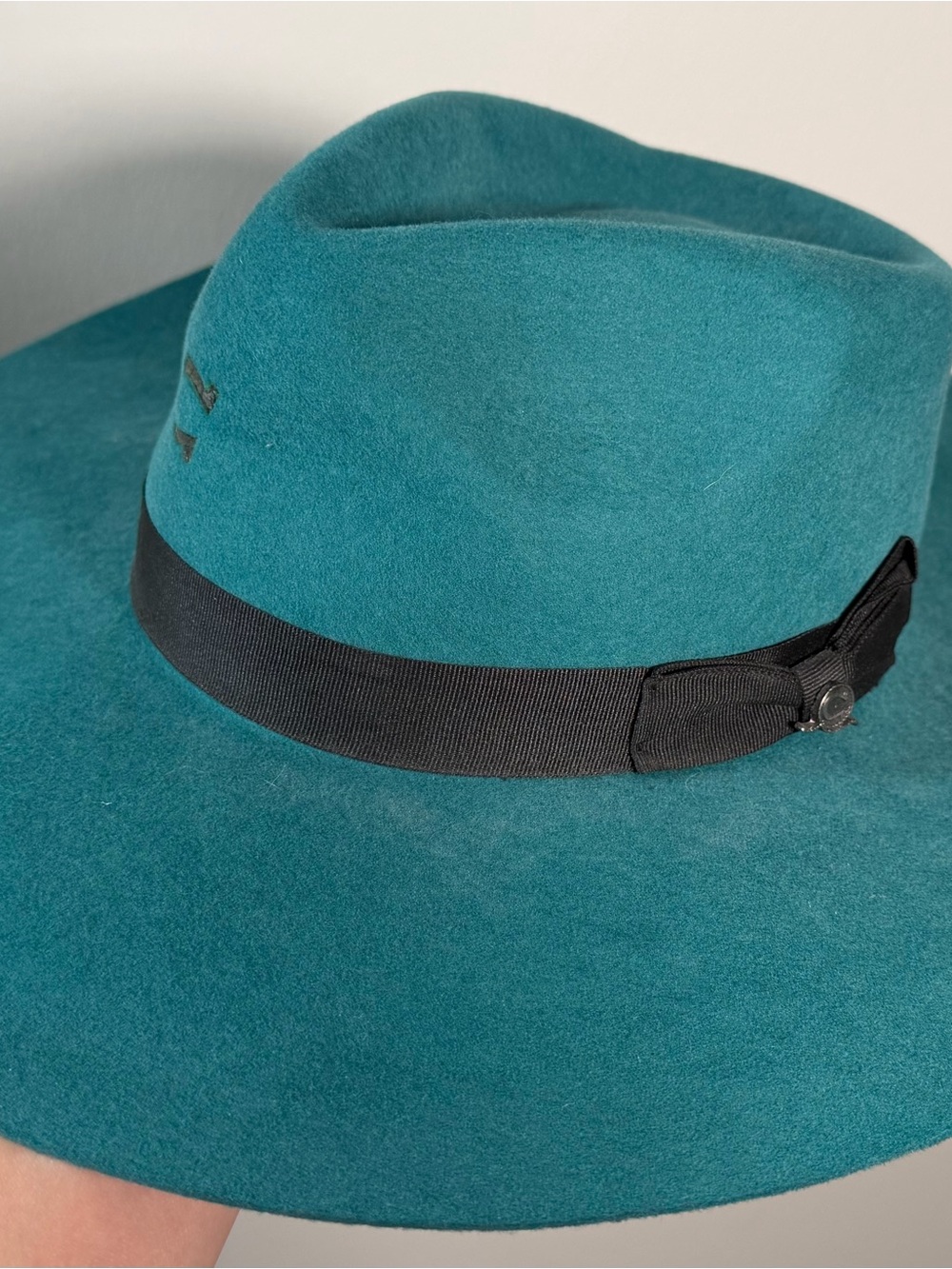Charlie 1 Horse Women's Highway Wool Western Fashion Hat Teal Medium Retails $90